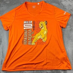 runDisney 2024 Hakuna Matata Short Sleeve 10 Mile Marathon Race Shirt Adult XXL